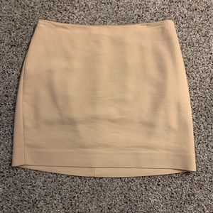 Beige Mini Skirt